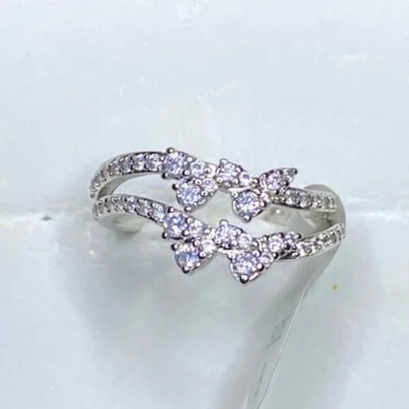 Diamond CZ Ring RBP7404 Beyond the Sparkle Size 8 - Picture 1 of 5